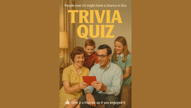 General trivia quiz for 65+