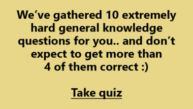 General Trivia Quiz