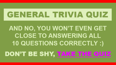 Impossible General Trivia Quiz