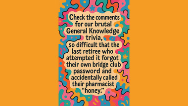 10 trivia questions of a general nature