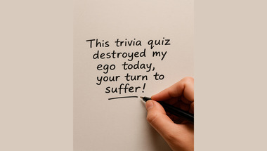 Trivia quiz for you