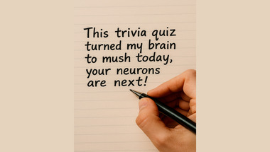 Trivia quiz for you
