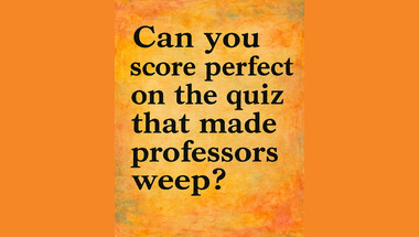 Trivia quiz with 10 fun questions