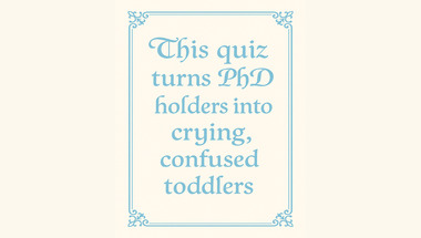 Trivia Quiz : Experts Only