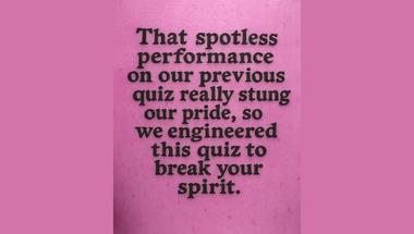 Trivia quiz to have fun with