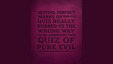 Trivia quiz to have fun with