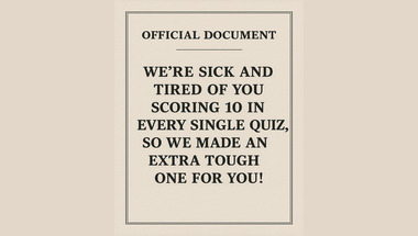 Trivia quiz for smart people