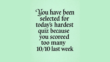 Trivia quiz for smart people