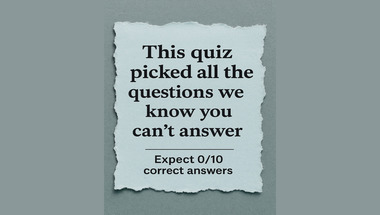 Trivia quiz for smart people