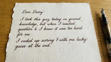 10-question general knowledge challenge