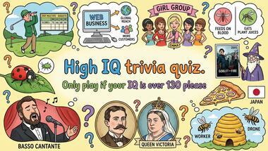 10-question mixed knowledge challenge