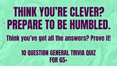10-question general knowledge challenge