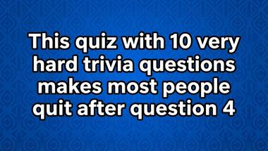 10-question fun facts challenge