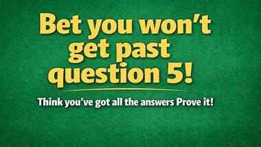 10-question quickfire general knowledge challenge