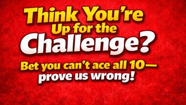 Quickfire 10-question trivia challenge