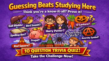 10-question general knowledge challenge