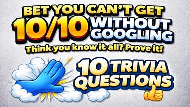 10-question general knowledge challenge