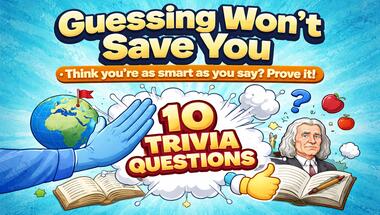 10-question general knowledge challenge
