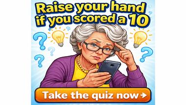 Ten-question trivia challenge (general knowledge)