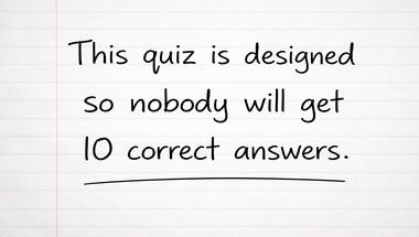 10-question ultimate trivia challenge