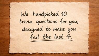 10-question general knowledge challenge