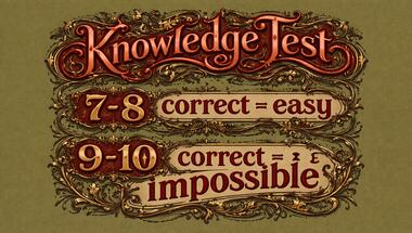 10-question fun facts challenge