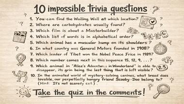 10 Fun-Fact Questions: Ultimate Quiz Challenge